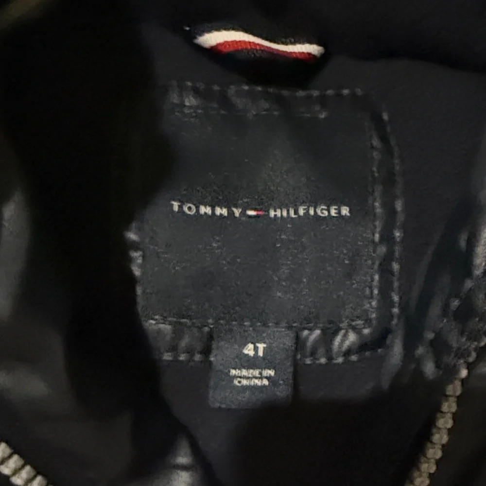 Tommy Hilfiger Girls Navy Puffer Jacket